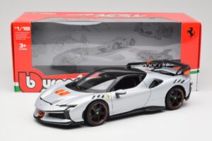 Ferrari SF90 XX Stradale Arctic White Bburago 1:18 18-16020W Métal — image 8 sur 8