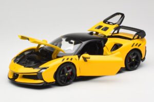 Ferrari SF90 XX Stradale Giallo Modena Bburago 1:18 18-16020Y Métal — image 2 sur 8