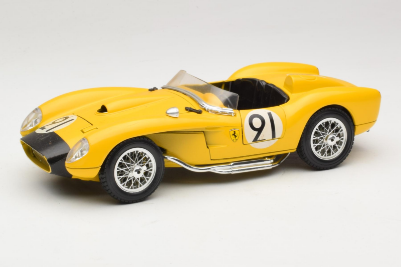 Ferrari 250 Testa Rossa #91 Jaune Edition Limitée Bburago 1:18 3007-Y1 Métal