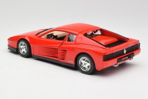 Ferrari Testarossa Rouge Bburago 1:18 3019 Métal — image 7 sur 8