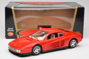 Ferrari Testarossa Rouge Bburago 1:18 3019 Métal — image 8 sur 8