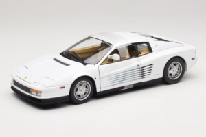 Ferrari Testarossa Blanc Miami Vice Hot Wheels 1:18 P9904 Métal