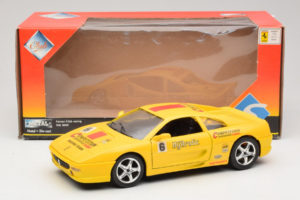 Ferrari F355 Berlinetta Jaune Course Solido 1:18 9009-Y1 Métal — image 8 sur 8