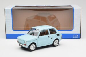 Fiat 126 Bleu Clair MCG 1:18 MCG18415 Métal — image 6 sur 6