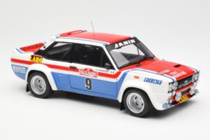 Fiat 131 Abarth Fiat France #9 J-C. Andruet / C. Delferrier Winner Rally Sanremo 1977 Kyosho 1:18 08375A Métal — image 6 sur 8