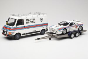 Fiat 242 & Lancia 037 Group B #1 W. Rohrl / C. Geistdorfer Rally Monte Carlo 1983 Otto 1:18 OT360 Résine