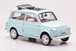 Fiat 500 Giardiniera Acquamarina Bleu Norev 1:18 187742 Métal — image 6 sur 7