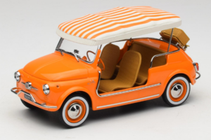 Fiat 500 Jolly Orange Norev 1:18 187791 Métal