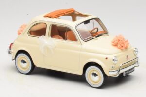 Fiat 500 L Ivoire Wedding Gift Norev 1:18 187780 Métal — image 4 sur 6