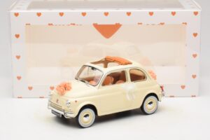 Fiat 500 L Ivoire Wedding Gift Norev 1:18 187780 Métal — image 6 sur 6