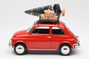 Fiat 500 L Rouge Christmas Norev 1:18 187779 Métal — image 3 sur 6