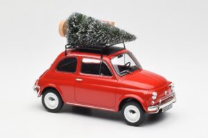 Fiat 500 L Rouge Christmas Norev 1:18 187779 Métal — image 4 sur 6