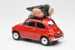 Fiat 500 L Rouge Christmas Norev 1:18 187779 Métal — image 5 sur 6