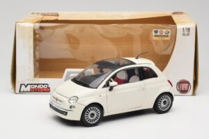 Fiat 500 Blanc Mondo Motors 1:18 500291 Métal — image 8 sur 8