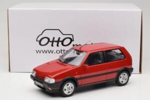 Fiat Uno Turbo IE Rosso Racing Otto 1:18 OT487 Résine — image 6 sur 6