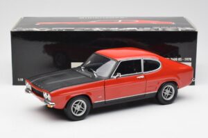 Ford Capri Mk1 2600 RS Rouge Noir Minichamps 1:18 180089071 Métal — image 8 sur 8