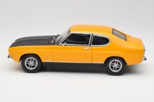 Ford Capri 2600 RS Signal Jaune Avec Noir Minichamps 1:18 180089070 Métal — image 4 sur 8