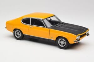 Ford Capri 2600 RS Signal Jaune Avec Noir Minichamps 1:18 180089070 Métal — image 6 sur 8