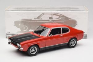 Ford Capri Mk1 RS 2600 Rouge & Noir Minichamps 1:18 150089076 Métal — image 8 sur 8