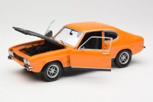 Ford Capri Mk1 RS 2600 Signal Orange Noir Minichamps 1:18 150089077 Métal — image 2 sur 8