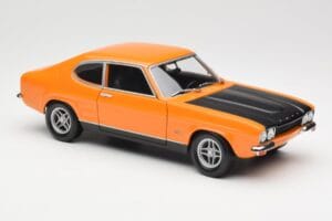 Ford Capri Mk1 RS 2600 Signal Orange Noir Minichamps 1:18 150089077 Métal — image 6 sur 8