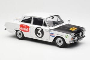 Ford Cortina Mk1 #3 P. Hughes / B. Young African Safari Rally 1964 AUTOart 1:18 86428 Métal — image 6 sur 8