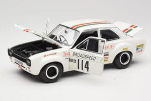 Ford Escort RS1600 #114 J. Fitzpatrick Team Broadspeed Castrol Race of Champions 1971 Minichamps 1:18 100718114 Métal — image 2 sur 8