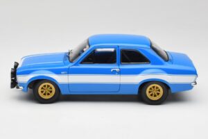 Ford Escort Mk1 RS 1600 Bleu Blanc Bandes Minichamps 1:18 100688102 Métal — image 4 sur 8