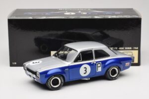 Ford Escort Mk1 Twin Cam #3 ADAC 500 km Nurburgring ETCC 1968 Minichamps 1:18 100688193 Métal — image 8 sur 8