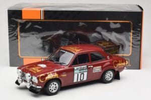 Ford Escort RS 1600 Mk1 #10 H. Mikkola / J. Davenport RAC Rally 1974 IXO 1:18 18RMC047C Métal — image 6 sur 6