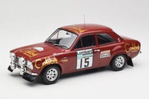 Ford Escort RS 1600 Mk1 #15 M. Alen / I. Kivimäki RAC Rally 1974 IXO 1:18 18RMC047B Métal