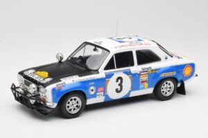 Ford Escort RS 1600 Mk1 #3 V. Preston Jr. / B. Smith Safari Rally 1973 IXO 1:18 18RMC075B Métal