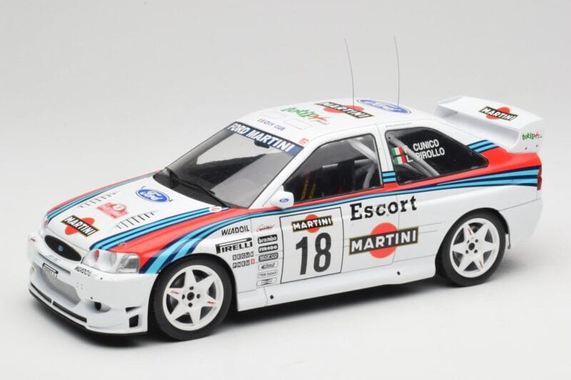 Ford Escort WRC Martini Racing #18 G. Cunico / G. Pirollo Rally San Remo 1998 IXO 1:18 18RMC171A Métal