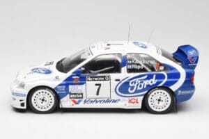 Ford Escort WRC #7 J. Kankkunen / J. Repo RAC Rally 1998 IXO 1:18 18RMC170A Métal — image 3 sur 6