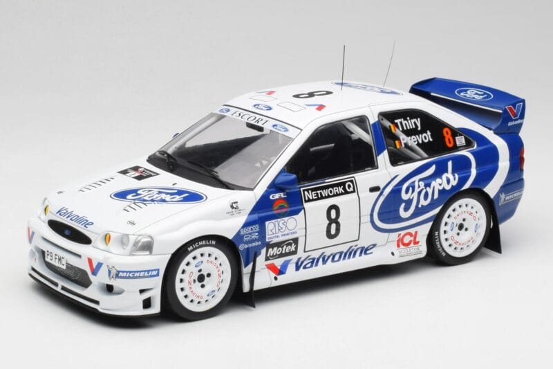 Ford Escort WRC #8 B. Thiry / S. Prevot RAC Rally 1998 IXO 1:18 18RMC170B Métal
