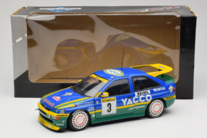 Ford Escort #3 Yacco L. Bernardini / B. Occelli Rally Monte Carlo Winners 1996 UT Models 1:18 180968203-R1 Métal — image 8 sur 8