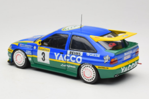 Ford Escort #3 Yacoo P. Bernardini / B. Occelli Rally Monte Carlo 1996 Winner UT Models 1:18 180968203 Métal — image 7 sur 8