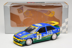 Ford Escort #3 Yacoo P. Bernardini / B. Occelli Rally Monte Carlo 1996 Winner UT Models 1:18 180968203 Métal — image 8 sur 8