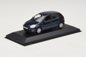 Ford Fiesta Mk5 4-Door Bleu Foncé Minichamps 1:43 FIESTA001 Métal — image 2 sur 4