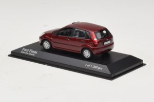 Ford Fiesta Mk5 Rouge Métallisé Minichamps 1:43 400081101 Métal — image 3 sur 4