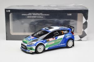 Ford Fiesta WRC #3 J-M. Latvala / M. Anttila Rally Great Britain Winner 2012 Minichamps 1:18 151120803 Métal — image 6 sur 6