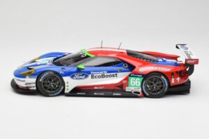 Ford GT GTE Chip Ganassi UK #66 O. Pla / S. Mucke / B. Johnson 24 Hours of Le Mans 2016 Minichamps 1:18 155168666 Métal — image 3 sur 6
