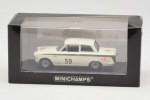 Ford Lotus Cortina Mk1 #59 J. Clark / R. Parsons Sebring 12 Hours 1964 Minichamps 1:43 400648259 Métal — image 4 sur 4
