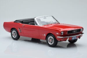 Ford Mustang Cabriolet Rouge Norev 1:18 182810 Métal — image 4 sur 6
