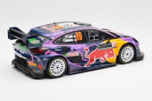 Ford Puma Rally1 #19 S. Loeb / I. Galmiche Rally Monte Carlo Winner 2022 IXO 1:18 18RMC110 Métal — image 2 sur 6