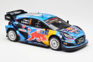 Ford Puma Rally1 #8 O. Tanak / M. Jarveoja 3rd Rally Central Europe 2023 IXO 1:18 18RMC187 Métal — image 4 sur 6