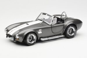 Ford Shelby Cobra 427 S/C Gris Métallisé Avec Rayures Blanches Kyosho 1:18 08045GRW Métal