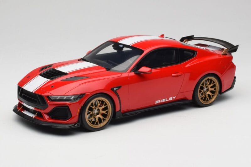 Ford Shelby Mustang Super Snake Rouge GT Spirit 1:18 GT531 Résine