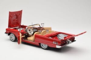 Ford Thunderbird Cabriolet Rouge Sun Star 1:18 4311 Métal — image 5 sur 8