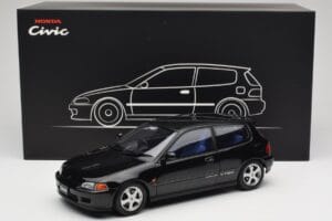Honda Civic SiR II EG6 VTEC Noir LCD 1:18 LCD18018-BL Métal — image 9 sur 9